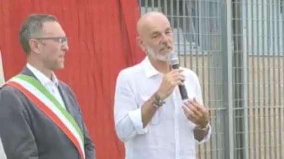 Noceto, Pioli ha ricevuto la cittadinanza onoraria. Il mister: "Orgoglioso di essere qui. La squadra ha saputo tener duro nei momenti difficili"