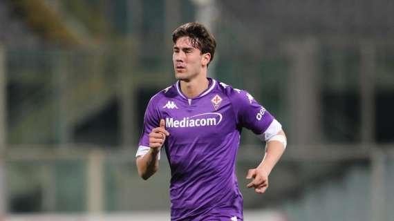 Milan e Roma "studiano" Vlahovic: la Fiorentina vuole 40 milioni