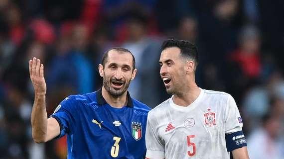 Italia-Spagna, Chiellini: "Euro2020 nella testa e nel cuore. Domani bisognerà restare lucidi"