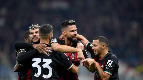 Milan-Spezia 2-1, Olivier Giroud votato MVP del match