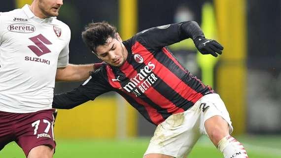 Sky - Verso United-Milan, la probabile dei rossoneri: giocano Tomori, Meite e Brahim Diaz