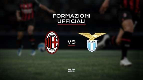 Milan-Lazio, le formazioni ufficiali: Leao e Giroud tornano titolari, c'è Messias a destra