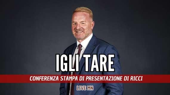 LIVE MN - Tare: "Ricci ha meritato di vestire questa maglia. Ci auguriamo possa diventare un punto di riferimento per il futuro del Milan"