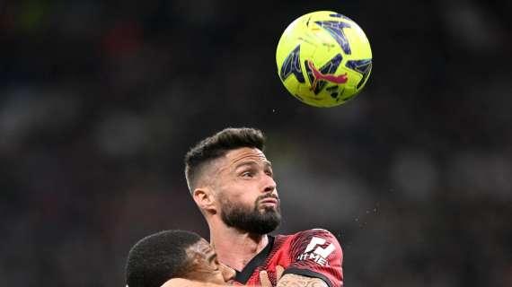 Milan, nel 2023 solo Osimhen ha eguagliato Giroud per gol segnati di testa