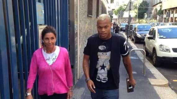 FOTO MN - L'arrivo di Biabiany alla Madonnina