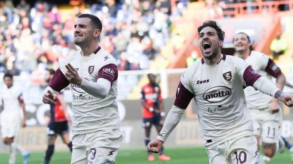 SAL-MIL (1-1). Pareggio della Salernitana: segna Bonazzoli
