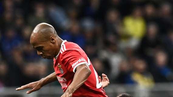 La tripletta di Joao Mario non basta al Benfica: l'Inter rimonta, 3-3 al da Luz
