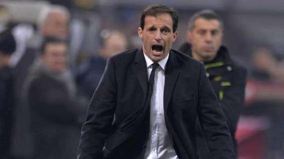 Allegri a Sky: "Siamo calati fisicamente, troppi infortuni. L'obiettivo è superare gli ottavi"