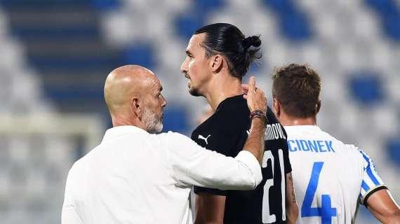 Pioli su Ibra: "Ha insegnato ai giovani la serietà e la competitività"