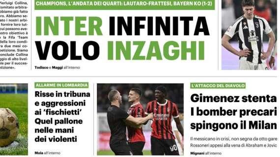 Maignan e Gimenez protagonisti rossoneri delle prime pagine dei principali quotidiani sportivi