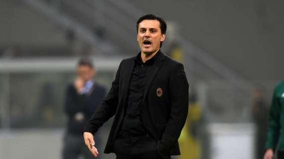 Montella a Sky: "Giocatori bloccati nella testa, manca la scintilla. Mirabelli? Rapporto splendido con lui"
