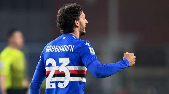 Sampdoria, nel riscaldamento maglia speciale con messaggio a Gabbiadini