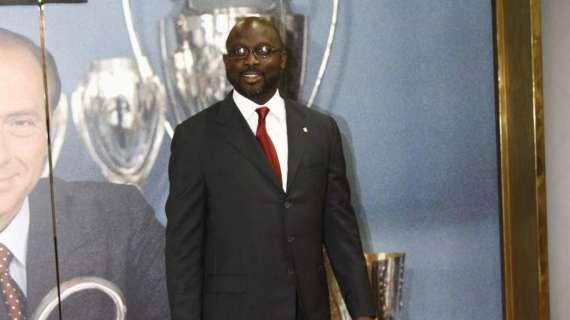 Weah sulla corsa scudetto: "Chi deve temere di più il Milan? La Juventus"