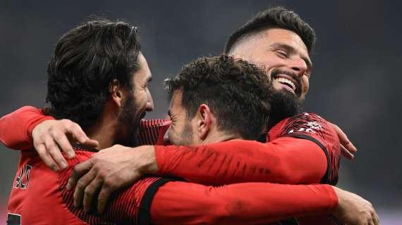 Verso Milan-Roma: nella scorsa stagione le reti di Adli, Giroud e Theo