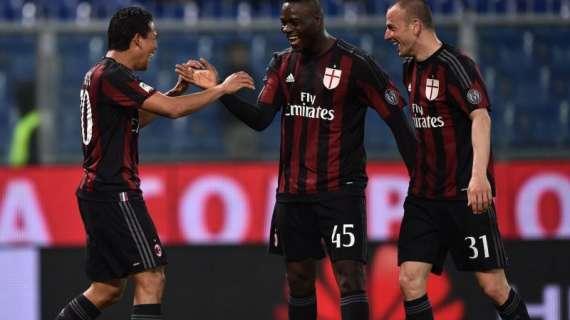 LIVE MN - Sampdoria-Milan (0-1) - Bacca-gol, buona la prima di Brocchi