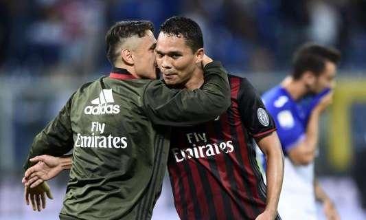 Lapadula dà la scossa, Bacca segna: Montella rischia le due punte e loro rispondono alla grande