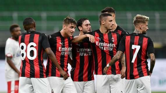 Milan, le immagini della vittoria contro il Monza: è la notte delle prime volte
