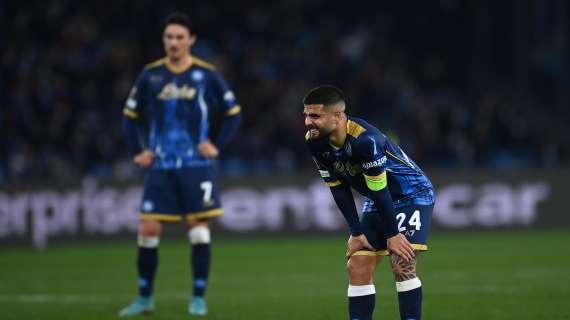 Napoli, Insigne a DAZN: "Oggi più demeriti nostri che meriti del Milan"