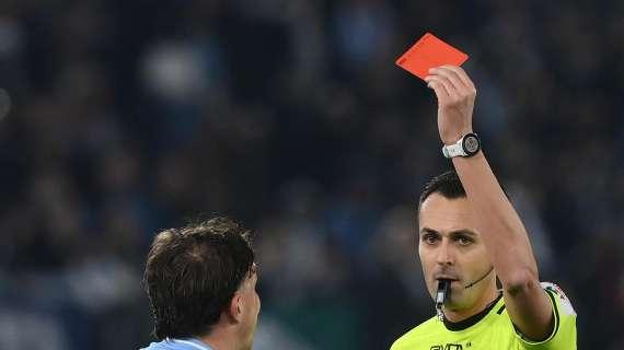 Rocchi sull'espulsione di Pellegrini in Lazio-Milan: "Doverosa, Di Bello non si accorge di Castellanos"