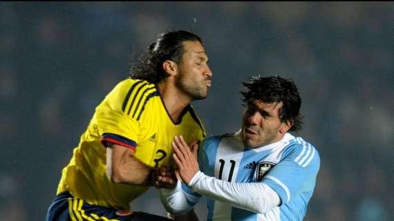 La Colombia di Yepes cede all'Argentina