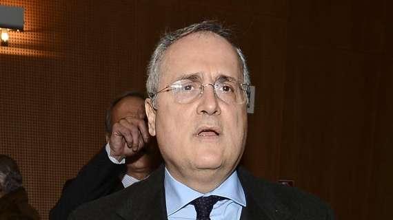 Lazio, Lotito: "Hernanes? Il Milan non ce l'ha chiesto, il ragazzo non è sul mercato"