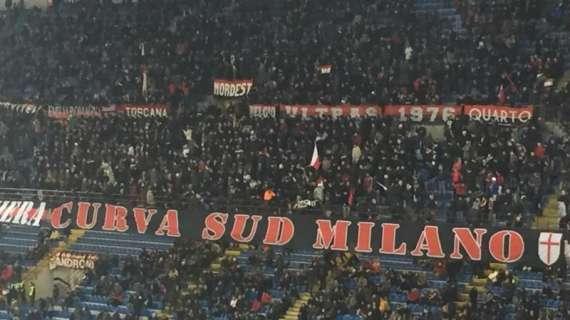 CURVA SUD MILANO COMUNICATO UFFICIALE: tornano gli striscioni di Fossa dei Leoni e Brigate Rossonere al primo anello blu