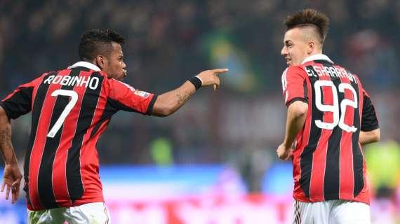 Allegri con il dubbio El Shaarawy, se non ce la fa pronto Robinho. Davanti alla difesa spazio a Muntari