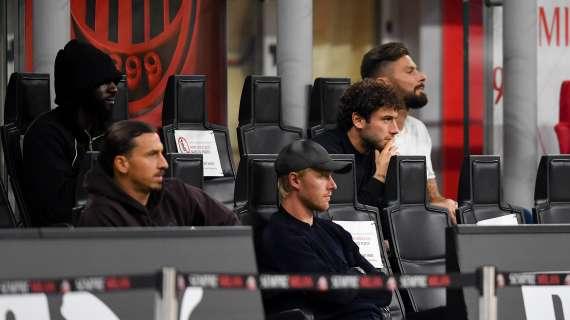 Ibra-Giroud per ora solo a partita in corso: per vederli titolari devono essere entrambi al 100%