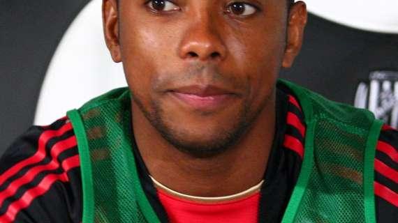 Allenamento alla Borghesiana, Robinho con il gruppo