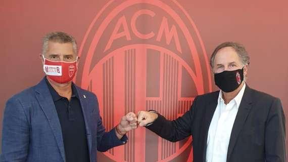 Verso Milan-Monza, lo scatto di Baresi e Massaro con le mascherine personalizzate