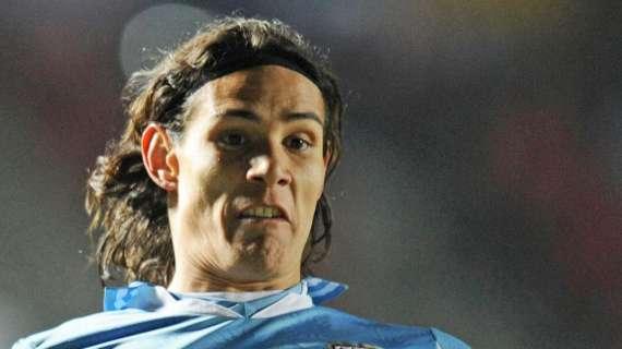 Cavani: "Hamsik e Lavezzi spero non lascino Napoli"