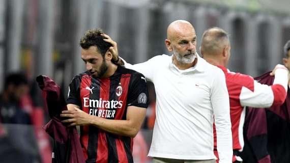 Calhanoglu: “Ringrazio Pioli per farmi giocare nel ruolo che mi piace”