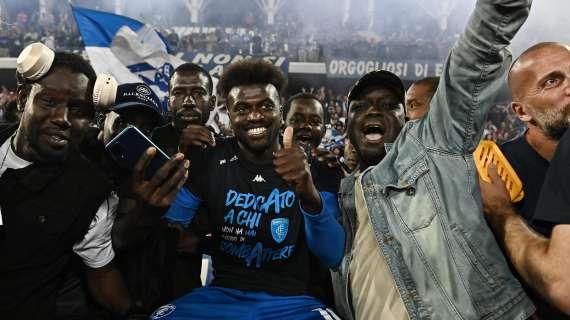 MN - L'ex rossonero Niang: "A Empoli salvezza insperata, ora pronto a un nuovo progetto"