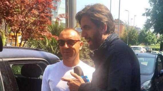 Brocchi a Striscia: "Credo di avere qualche chance in più di rimanere. Il presidente era contento del gioco espresso contro la Juve"