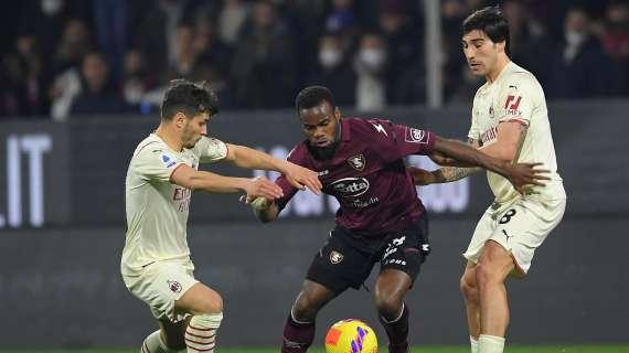 Verso Salernitana-Milan, tre precedenti a Salerno in Serie A: bilancio in perfetta parità