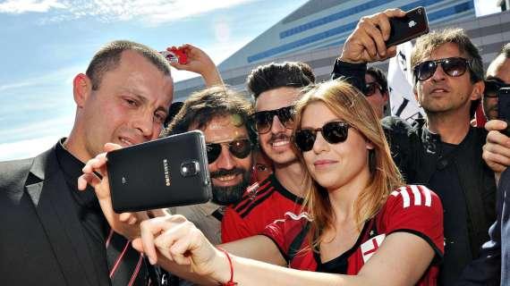 Milan, anche Barbara a Milanello. L'effetto Inzaghi piace proprio a tutti