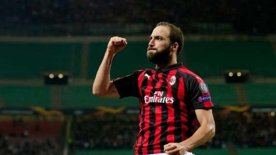 Tuttosport - Milan, il derby di Higuain: la sfida a Icardi e una grande responsabilità sulle spalle