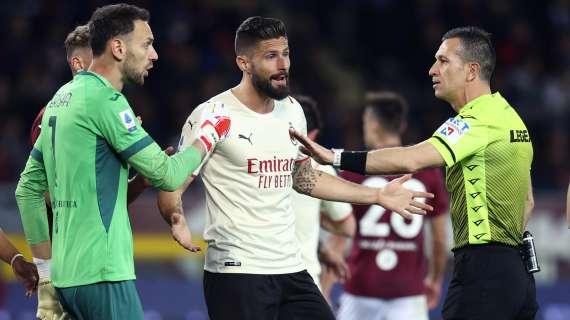Milan abbonato al pareggio con Doveri: terzo pari consecutivo in A