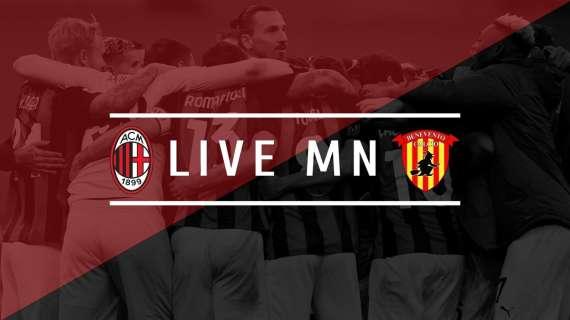 LIVE MN - Milan-Benevento (2-0): tre punti fondamentali e meritati