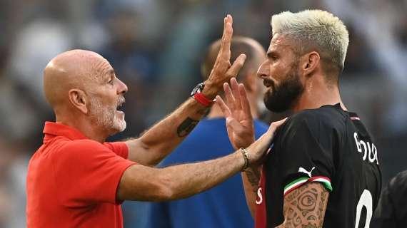 Gazzetta - Giroud ci sarà contro l'Udinese? Domani la decisione, se non recupera gioca Rebic. Origi in panchina