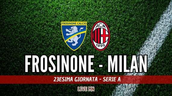 LIVE MN - Frosinone-Milan (2-3): pazzo Milan amalo