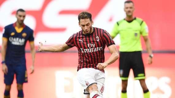 Calhanoglu, diciottesimo rigore realizzato in carriera