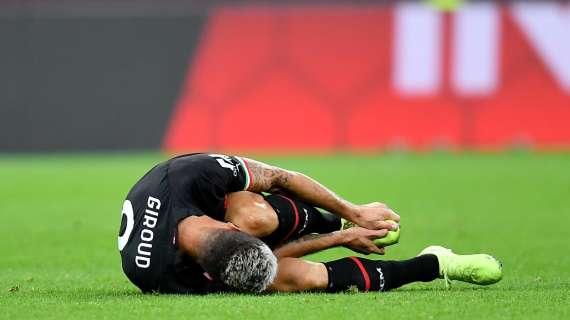 Giroud sugli infortuni: "Ce ne sono tanti ovunque. Ci si deve dosare e al Milan lo facciamo abbastanza bene"