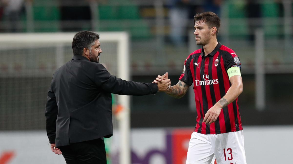 Lazio, Gattuso: "Quando ero al Milan, ho fatto io rinnovare il contratto a Romagnoli"
