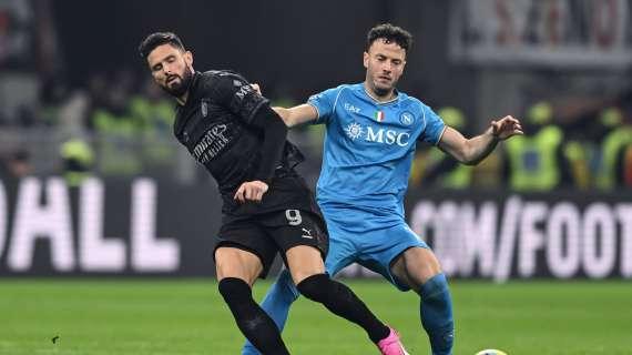 Denis: "Il Napoli ha giocato bene, ma il Milan ha tenuto botta fino alla fine"