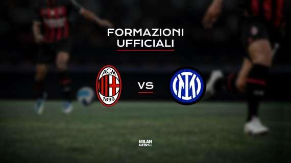 Supercoppa, le formazioni ufficiali di Milan-Inter: c'è Messias a destra, Kjaer ha vinto il ballottaggio con Kalulu