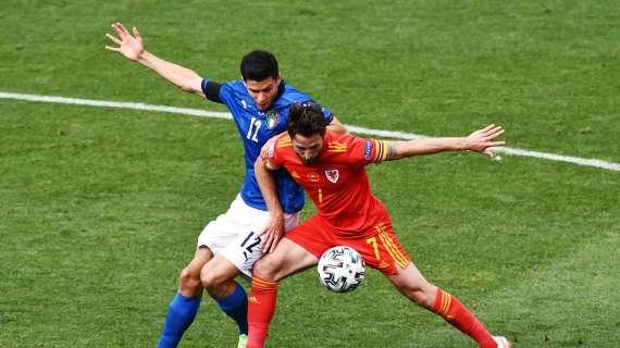 Italia-Galles 1-0, fine primo tempo: la sblocca Pessina