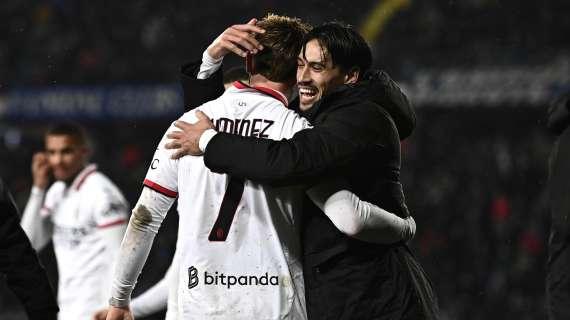 Il 3-4-3 del Milan funziona. Vittoria a Venezia e Gimenez si sblocca