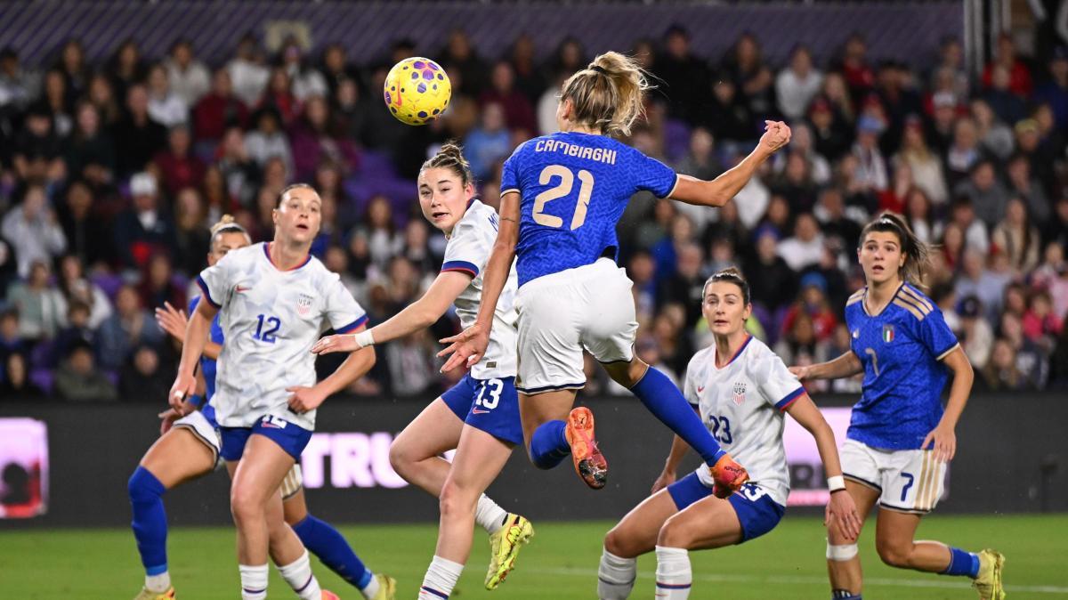 Italia Femminile sconfitta 3-0 nella prima amichevole contro gli USA