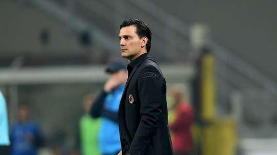 Montella a MTV: "Sul 2-0 abbiamo pensato alla Roma. Contro i giallorossi voglio vedere più serenità dalla squadra"